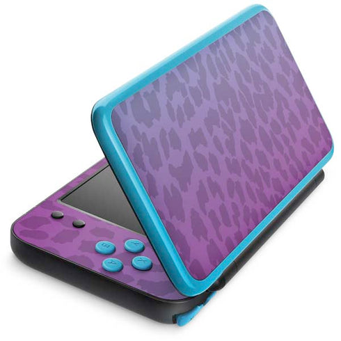 Cheetah Print Purple and Blue Nintendo Skins